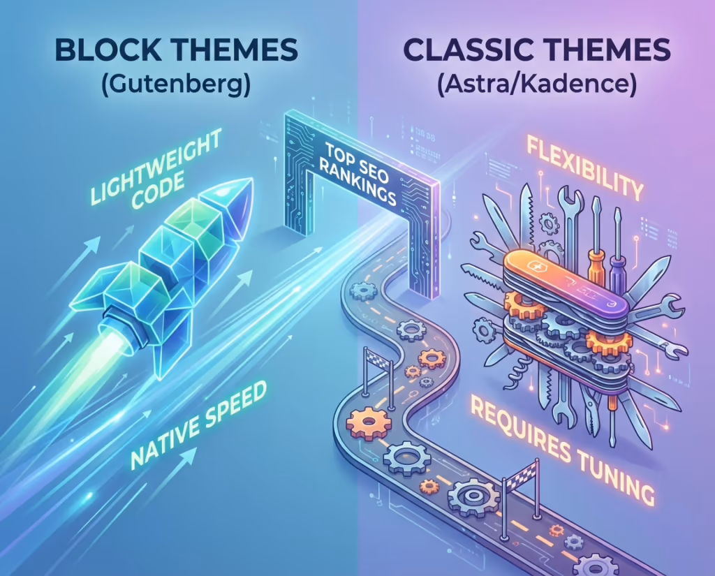 Comparaison de deux thèmes WordPress optimisés pour le SEO